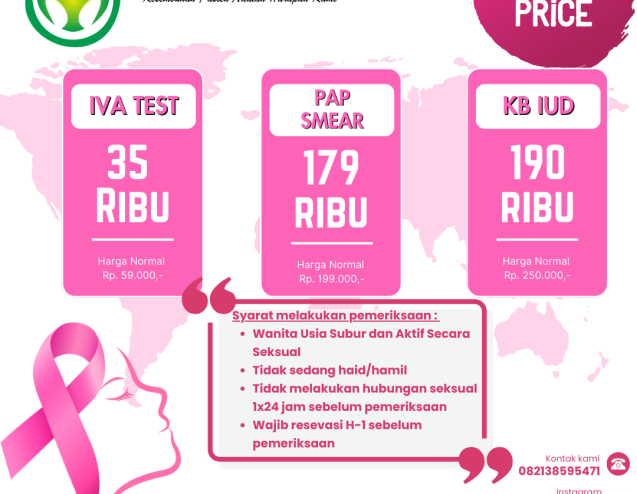 IUD, IVA TEST, PAPSMEAR
